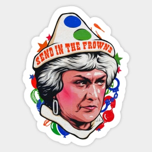 Send In The Frowns Sticker